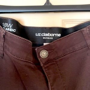 Liz Claiborne stretch colored jeans